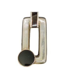 VTG Mexico Sterling Silver abstract Square Brooch Pin